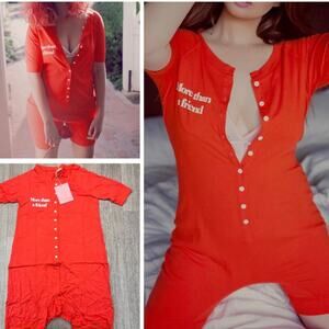 NWT! Daydream Nation “More than a Friend” Button-Up Romper
